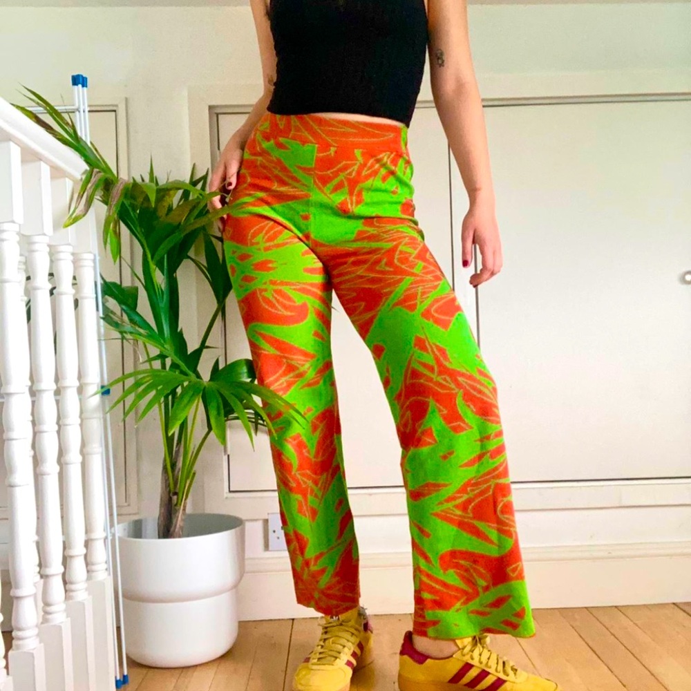Paloma Wool Chasis Flash Pant Red Green Large